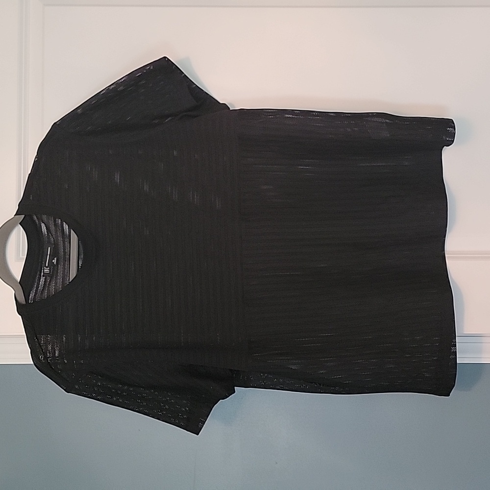 Men's Black Mesh INC international concepts Top
